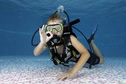 Fuerteventura - Canary Islands. Kids diving course.